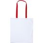 Nutshell Cabas en coton anses longues université white/red