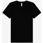 Bella Unisex v-neck jersey tee black