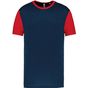ProAct Maillot manches courtes bicolore enfant sporty_navy/sporty_red