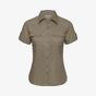 Russell Collection Ladies’ roll short sleeve fitted twill shirt