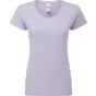 fruit of the loom Ladies Iconic 195 ringspun premium T soft lavender