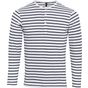 Premier Tee-shirt à manches retroussables Long John pour homme white/navy