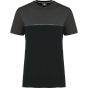 WK Designed To Work T-shirt bicolore écoresponsable manches courtes unisexe black/dark_grey