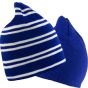 Result Team reversible beanie royal/whit/royale