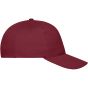 Daiber 5 Panel Cap Bio Cotton burgundy