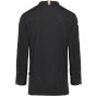 karlowsky Men's Long-Sleeve Chef Jacket Green Generation Sustainable GRS Black