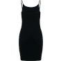 Build Your Brand Ladies Stretch Jersey Slim Dress Black