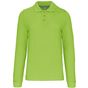 Kariban Polo manches longues homme lime