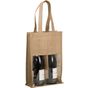 Kimood Sac porte bouteilles en jute natural