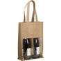 kimood Sac porte bouteilles en jute natural