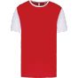 ProAct Maillot manches courtes bicolore enfant sporty_red/white