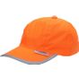 Yoko Casquette baseball à bordures réfléchissantes hi_vis_orange