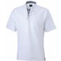 James&Nicholson Men´s Plain Polo white/navy/white