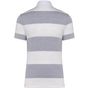 Kariban Polo rayé manches courtes unisexe oxford_grey/white_stripes