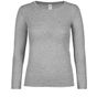 B&C Collection #E150 LSL /Women gris sport
