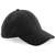 Beechfield Casquette 6 panneaux en laine Melton black