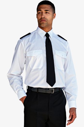 Image produit Chemise pilote à manches longues pour homme