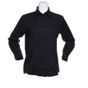 kustom kit Promotional Ladies Long Sleeve Oxford Blouse french_navy