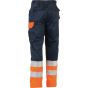 Herock Olympus High Viz Trousers navy/orange