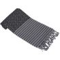 A&R Fouta Kusadasi Hamamzz® Black / Grey
