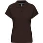 Kariban Polo manches courtes femme chocolate