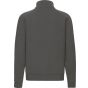 fruit of the loom Pemium sweat jacket light_graphite