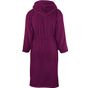 The One Towelling Bathrobe Hooded plum