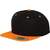 flexfit Classic Snapback 2-Tone Cap black/neon_orange