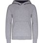 Kariban Sweat-shirt capuche contrastée enfant oxford_grey/navy