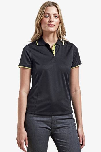 Image produit Polo Coolchecker® contrasté pour femme