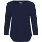 Neutral Ladies 3/4 Sleeve T-Shirt navy