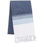 Kariban Fouta à rayures striped_denim/sky_blue