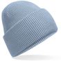 Beechfield Bonnet classique à large revers et pinces invisibles dusty_blue