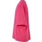Build Your Brand Oversized Sleeve Tee hibiskus_pink