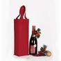 Kimood Sac porte bouteille en coton canvas cherry_red