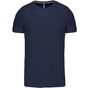 Kariban T-shirt col rond manches courtes homme navy