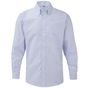 Russell Collection Men’s long sleeve classic oxford shirt - oxford_blue - M