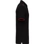 WK Designed To Work Polo Day To Day contrasté manches courtes homme black/red