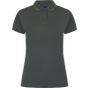 Henbury Ladies coolplus polo shirt charcoal