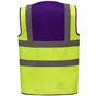 Yoko Gilet haute visibilité purple/hi_vis_yellow