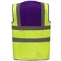 yoko Gilet haute visibilité purple/hi_vis_yellow