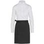 SG Accessories - Bistro BRUSSELS - Short Bistro Apron with Pocket black