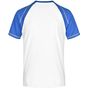 James&Nicholson Men´s Raglan-T white/royal