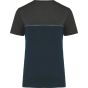 WK Designed To Work T-shirt bicolore écoresponsable manches courtes unisexe navy/dark_grey
