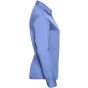 Russell Chemise en Popeline Polyester/Coton classique manches longues femme corporate blue