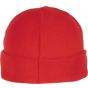 K-up Bonnet recyclé micropolaire avec revers  red