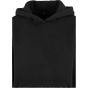 Build Your Brand Ladies Fluffy Hoody Black