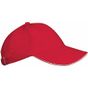 K-up Orlando Kids - Casquette 6 panneaux red/white