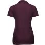 Russell Athletic Ladies' Fitted Stretch Polo burgundy