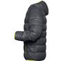 James&Nicholson Men's Down Jacket carbon/acid_yellow